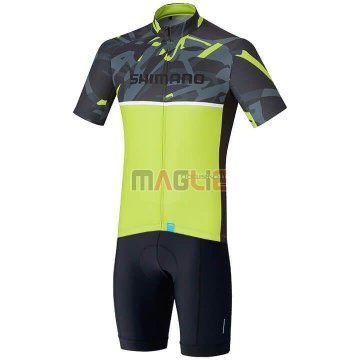 Maglia Shimano Manica Corta 2020 Giallo