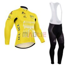 Maglia Tour de France manica lunga 2015 giallo