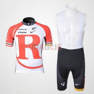 Maglia Radioshack manica corta 2011 bianco e rosso