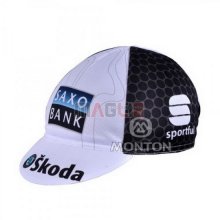 2011 Saxo Bank Cappello Ciclismo nero e bianco