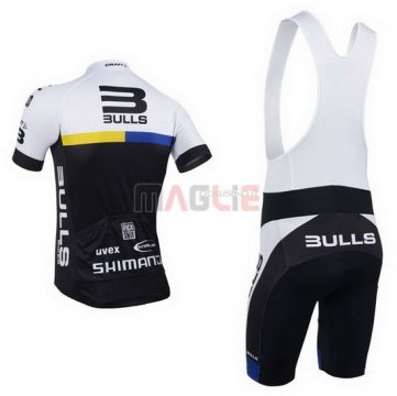 Maglia Bulls manica corta 2013 nero e bianco