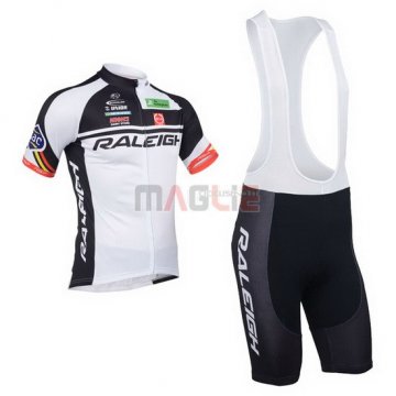 Maglia Raleigh manica corta 2013 bianco e nero