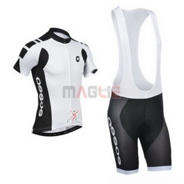 Maglia Assos manica corta 2014 bianco e nero