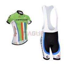 Maglia Cannondale manica corta 2014 verde e rosso