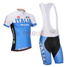 Maglia Castelli manica corta 2014 blu e bianco