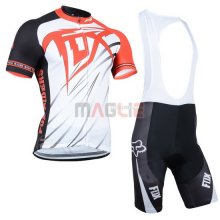 Maglia Fox manica corta 2014 arancione e bianco