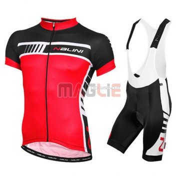 Maglia Nalini manica corta 2015 nero rosso