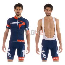 Maglia Pinarello manica corta 2015 rosso e blu