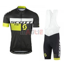 Maglia Scott manica corta 2016 verde e nero