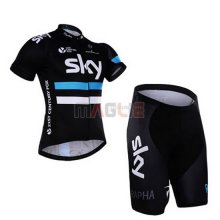 Maglia Sky manica corta 2016 bianco e nero