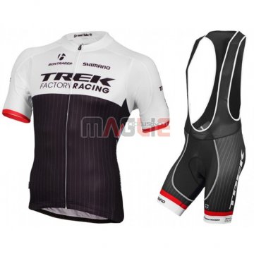 Maglia Trek manica corta 2016 nero e bianco