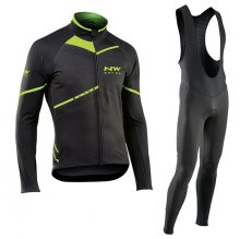 2017 Maglia Northwave ML nero e verde