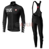 Maglia Castelli Raddoppia 2 Manica Lunga 2019 Nero Argentato