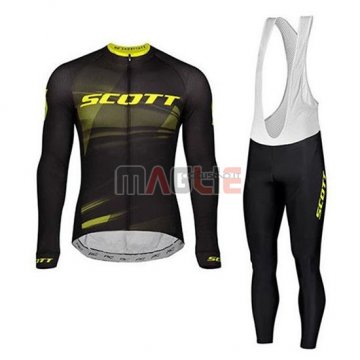 Maglia Scott Manica Lunga 2020 Giallo Nero