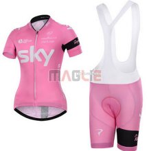 Donne Maglia Scott manica corta 2015 fuxia