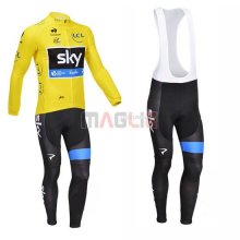 Maglia Sky manica lunga 2013 giallo e nero