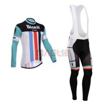 Maglia Bianchi manica lunga 2014 rosso e bianco