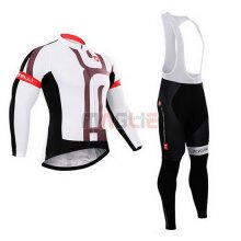 Maglia Castelli manica lunga 2015 rosso e bianco