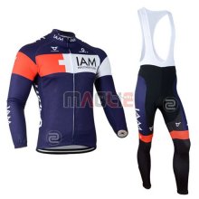 Maglia IAM manica lunga 2015 bianco e blu