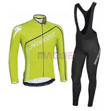 Maglia Specialized manica lunga 2016 nero e verde