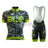 Maglia ALE manica corta 2016 verde e grigio