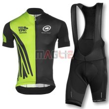 Maglia Assos manica corta 2016 nero e verde