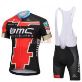 Maglia BMC Manica Corta 2018 Nero e Rosso