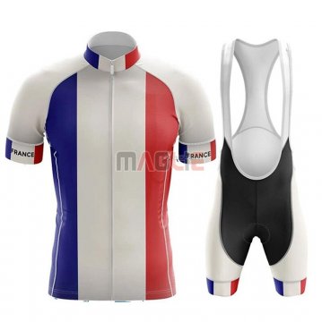 Maglia Campione Francia Manica Corta 2020 Blu Bianco Rosso(2)