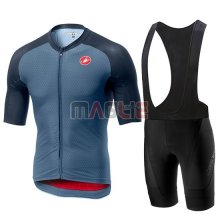 Maglia Castelli Aero Race Manica Corta 2019 Blu Rosso