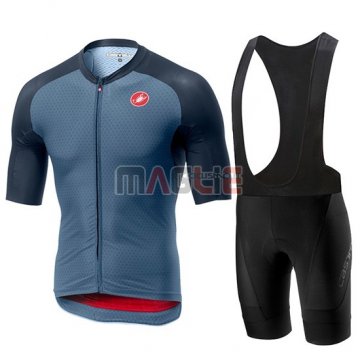 Maglia Castelli Aero Race Manica Corta 2019 Blu Rosso