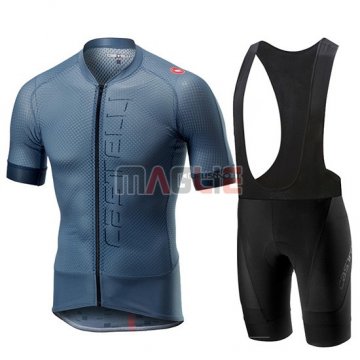 Maglia Castelli Climber's 2.0 Manica Corta 2019 Grigio Blu