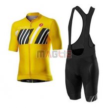 Maglia Castelli Manica Corta 2020 Giallo Nero