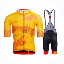 Maglia Castelli Manica Corta 2021 Giallo Arancione