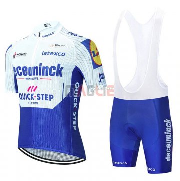 Maglia Deceuninck Quick Step Manica Corta 2020 Bianco Azul(1)