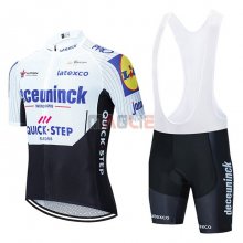 Maglia Deceuninck Quick Step Manica Corta 2020 Bianco Nero