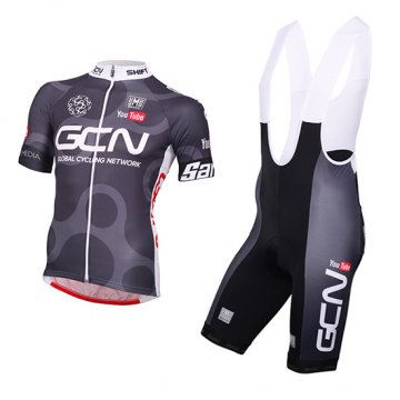 Maglia Global Cycling Network 2016 grigio e rosso