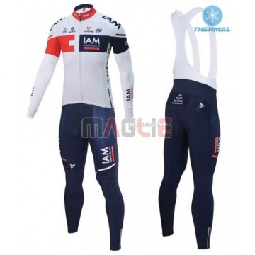 Maglia IAM manica lunga 2016 bianco e blu