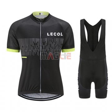 Maglia Le Col Manica Corta 2021 Nero Giallo