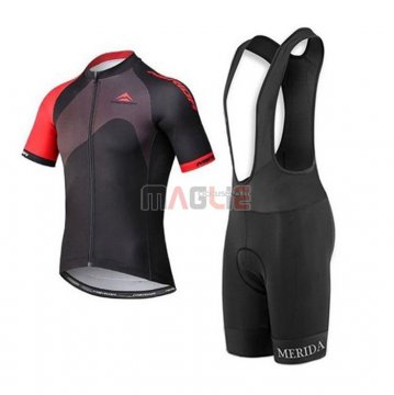 Maglia Merida Manica Corta 2020 Rosso Nero1