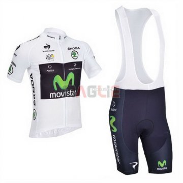 Maglia Movistar manica corta 2013 bianco