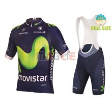 Maglia Movistar manica corta 2016 blu e verde