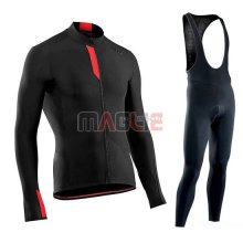 Maglia Northwave Manica Lunga 2019 Negro Rosso