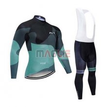 Maglia Northwave Manica Lunga 2020 Nero Grigio Verde