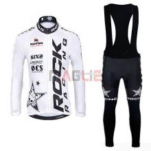 Maglia Rock Racing SIDI Manica Lunga 2019 Bianco Nero