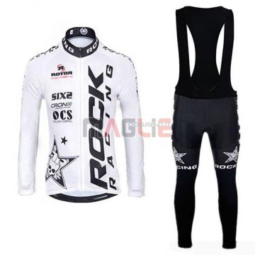 Maglia Rock Racing SIDI Manica Lunga 2019 Bianco Nero