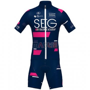 Maglia SEG Racing Academy Manica Corta 2021 Spento Blu