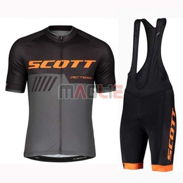 Maglia Scott Manica Corta 2019 Nero Grigio