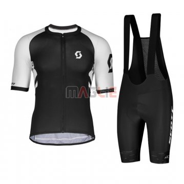 Maglia Scott Manica Corta 2021 Nero Bianco