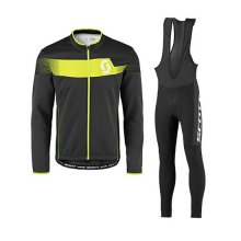 Maglia Scott Manica Lunga 2017 giallo e nero