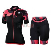 Maglia Sportful Primavera Manica Corta 2017 Nero e Rosso